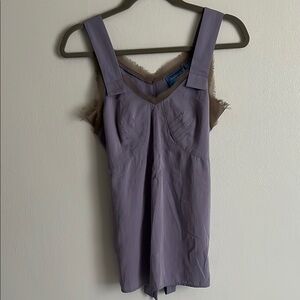 Simply Vera by Vera Wang Sleeveless Whimsical Lavender Top